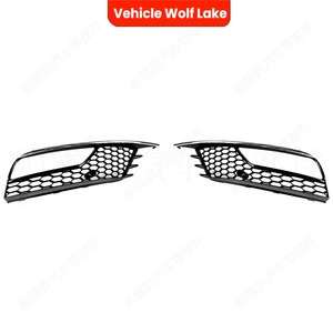 ออดี้ เอ 3 2013-2016 ฝาครอบไฟตัดหมอกโครเมียมฝาครอบกันชนหน้ากรอบวัสดุ ABS ยึดด้วยสกรู - Product Image 3