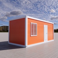 Maisonnette Moderne Personnalisée avec Cuisine et Salle de Bain, Extensible comme une Maison Conteneur 20ft 40ft avec Terrasse, Prête pour l'Europe