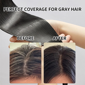 RunJia Personalizzazione OEM Kit Tintura <span class=keywords><strong>Capelli</strong></span> Professionale 2-in-1 da 60ml Nuovo Arrivo Crema Erboristica Semi-permanente Copre i <span class=keywords><strong>Capelli</strong></span> Grigi - Product Image 4