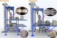 Pyrophyllite argile compacteur à double rouleau boule ovale briquette granulateur presse machine