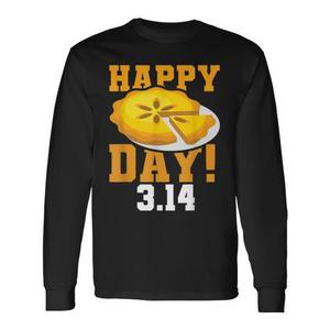 Camiseta Happy Pie Day 314 para amantes de las tartas y genios matemáticos, camiseta promocional de manga larga - Product Image 1