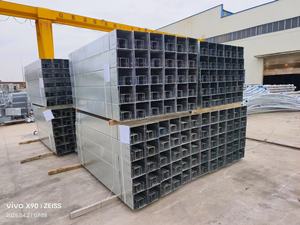 Tray Kabel Tipe Trough Baja HDG Hot-Dip Galvanized 200mm/300mm/400mm untuk Industri Komunikasi, Konstruksi, dan Pemasangan Kabel - Product Image 2