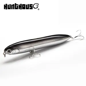 OEM size ABS hard plastic fishing bait pike fishing lures 140mm floating pencil fishing lures for sea bass