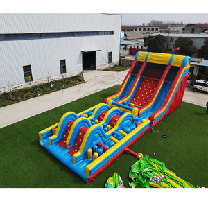 Castillo Inflable Gigante <span class=keywords><strong>Comercial</strong></span> con Doble Tobogán y Obstáculos para Niños y Adultos, Incluye Soplador <span class=keywords><strong>de</strong></span> Aire - Product Image 5