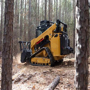 Broyeur forestier compact 275 pour tracteur à chenilles, équipement robuste de défrichage, moteur diesel, boîte de vitesses hydraulique - Product Image 1