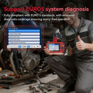 TopDiag M216 Universal Motorcycle Diagnostic Scanner OBD2 ECU Reset ABS Diagnosis Tool 1 Year for /DUCATI/YAMAHA/KAWASAKI - Product Image 3
