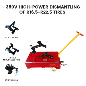 Desmontadora de Neumáticos Eléctrica para Camiones AUTO 380V de Alto Rendimiento R16.5-R22.5, Equipo para Desmontaje de Neumáticos Pesados - Product Image 1