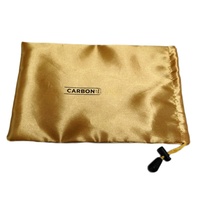 Sac cadeau en soie à cordon avec logo personnalisé pour petites entreprises Sac à poussière en satin Pochette cadeau pour bijoux Sacs en satin de soie avec logo