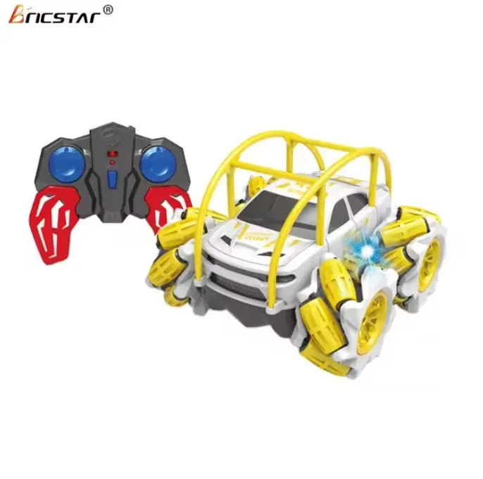 Bricstar, лидер продаж, кувыркающийся на радиоуправлении автомобиль с 360 градусами, игрушка 2,4 г, Игрушечный Грузовик с дистанционным управлением и подсветкой