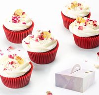 Boîte d'emballage pour pâtisserie, boîte à cupcakes de qualité alimentaire, boîtes à cupcakes, boîtes à biscuits, boîtes à pâtisserie pour l'emballage alimentaire