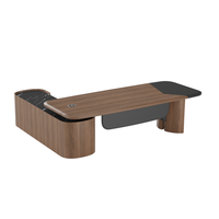 Banc de travail en bois contemporain haut de gamme, meuble de bureau élégant et moderne, design convertible pour usage professionnel