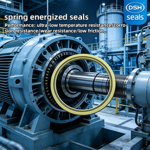 Joints à ressort UHMWPE pour service rotatif haute pression -196 ° <span class=keywords><strong>Joint</strong></span> d'étanchéité combiné pour raccordement <span class=keywords><strong>de</strong></span> pipeline GNL résistant aux températures extrêmes - Product Image 1