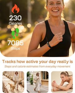 Bracelet intelligent de santé Android sans écran pour le sport, moniteur de sommeil, de fréquence cardiaque et d'oxygène sanguin, tracker d'activité physique - Product Image 4