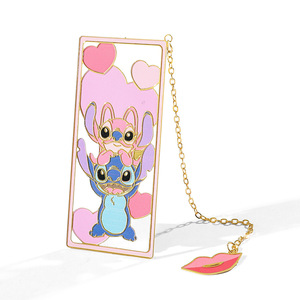 Thiết kế miễn phí UV in màu nhà máy thép không gỉ hồ sơ kim loại rỗng hồ sơ bookmark cho sinh viên Quà Tặng - Product Image 6