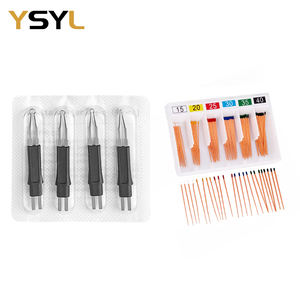 Mesin Dental elektrik portabel 4 ujung, peralatan Dental elektrik endodontik Gutta Percha Cutter logam temperatur tinggi plastik hitam + perak ISO9001-13485 - Product Image 1