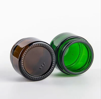 Pot en verre transparent de qualité supérieure pour le stockage de crème pour les yeux