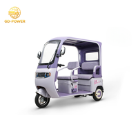Véhicule de mobilité pour seniors en gros, tricycle électrique 2 places, véhicule à trois roues pour les déplacements en milieu