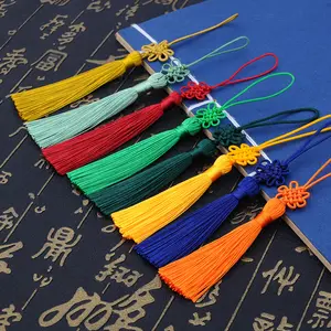 Wholesale Custom Handmade Chinese Knot Pendant Gift Custom Home Decoration Garment Bookmarks Tassel