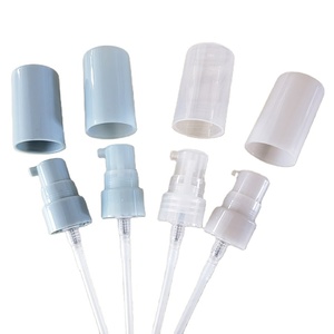 Bomba Dosificadora de Crema Cosmética OEM 20/410 24/410, Bomba de Crema de Plástico con Tapa Antipolvo Grande, Antiderrames - Product Image 1