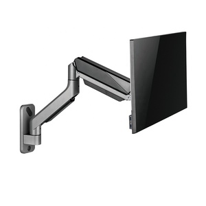 Support mural <span class=keywords><strong>pour</strong></span> écran d'ordinateur à <span class=keywords><strong>bras</strong></span> articulé réglable à mouvement complet personnalisé en usine avec ressort à gaz <span class=keywords><strong>pour</strong></span> écrans d'ordinateur de 17 à 35 pouces - Product Image 6