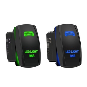 12V 24V LKW SPST-Schalter Carling Wasserdichter 5-Pin Ein/Aus Marine-Schalter Auto Boot Wippschalter mit Doppel-LED-Lichtleiste - Product Image 5