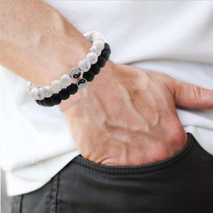 Risultati all'ingrosso creazione di gioielli yin yang perline risultati di gioielli fai da te per braccialetto - Product Image 5