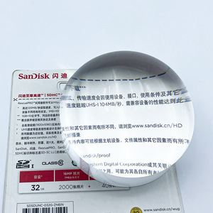 Custom Made Round Magnifying Glass Acrylic 7.5*5 Office <b>Desk</b> Ornament Paperweight Light Focusing <b>Mirror</b> - Product Image 2