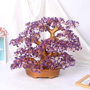 Bán Buôn Năng Lượng Cây Thủ Công Tinh Thể Tự Nhiên <span class=keywords><strong>Bonsai</strong></span> "Kho Báu Cây" Cho Trang Trí Nội Thất - Product Image 4