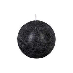Vela de aceite negra en forma de bola, 10 cm de diámetro - Product Image 1
