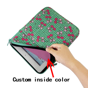 Tampa personalizada do portátil com zíper Neoprene Book Sleeve com bolsa frontal - Product Image 4