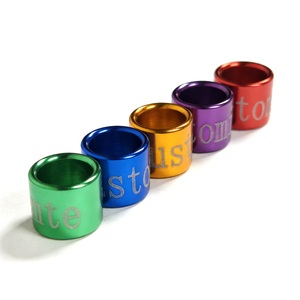 Bagues de pied pour oiseaux en aluminium bicolore <span class=keywords><strong>Oiseau</strong></span> Double Couleur, bagues pour faucons, bagues pour oiseaux (Anellini Per Uccelli) - Product Image 1