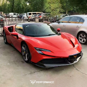 Accessoires de voiture en fibre de carbone sèche, kit carrosserie style OEM pour <span class=keywords><strong>Ferrari</strong></span> SF90, pièces automobiles - Product Image 2