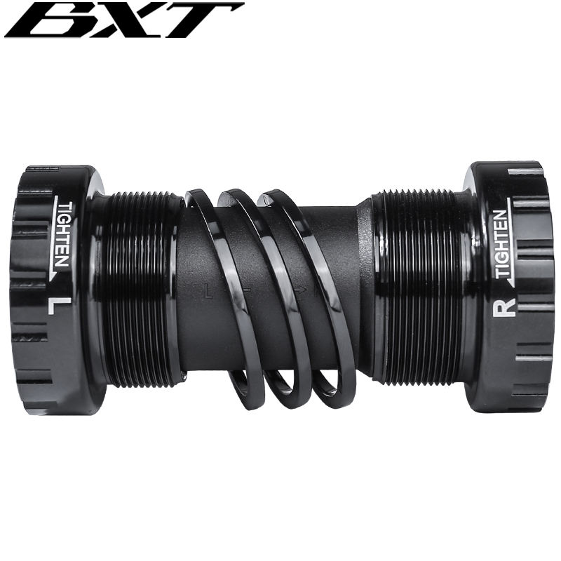 BXT MTB Road Bike BSA Bottom Bracket 24mm Threaded Type 68-73mm Aluminum  Sealed Bearing Hollow Integrated Bicycle Axle BSA Parts