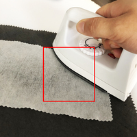 Entoilage adhésif en nylon double point de haute qualité 40g, autre tissu, sac PE blanc, entoilage tricoté chaîne