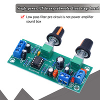 NE5532 DC 10-24V ağır subwoofer ön sahne kurulu HIFI alçak geçiren filtre ön devre güç amplifikatörü ses kutusu değildir