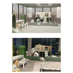 Nuevo Parque Infantil Interior para Niños, Centro de Juegos Suaves con Tobogán, Piscina de Pelotas, Pelotas Oceánicas para Juegos Interiores Pequeños - Product Image 3