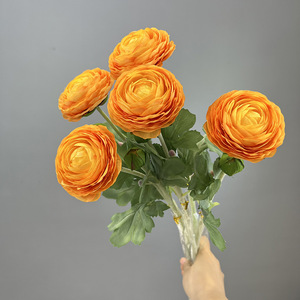 Ranúnculo Asiático Artificial de Alta Simulación con 2 Cabezas, 49 cm, para Decoración de Bodas y Hogar - Product Image 3