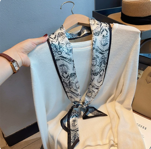 Ruy băng satin trắng cao cấp dùng để tạo kiểu trang phục nơi làm việc, trang trí cổ áo sơ mi, băng đô tóc, phụ kiện đa năng - Product Image 4