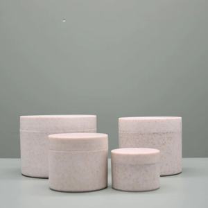 Bouteille de crème pour les yeux biodégradable recyclable 30ml 50ml 100ml 250ml pot cosmétique de <span class=keywords><strong>paille</strong></span> de blé - Product Image 2