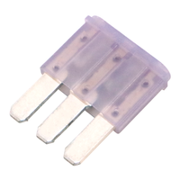 Portafusibles Mega Midi Combinado de Cerámica para Automóviles, Fusible Térmico para Automóviles Rm10, Caja de Fusibles Automotrices 3A 0337003.PX2S 32V, Fusible de Cuchilla 337 Micro3