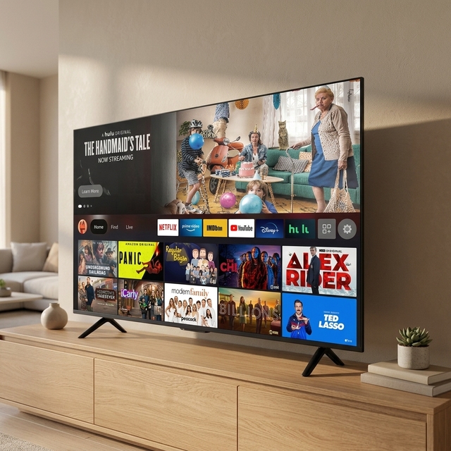 Frameless Android Smart TV 4K Ultra HD WiFi OLED QLED Television for Home Media