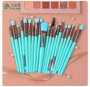 Bronas Para Ojos 2021 Giá Rẻ Bán Buôn 20 Cái Docolor Neon Đỏ Nhãn Hiệu Riêng Trang Điểm Eye Shadow Brushes Eyeshadow Eye Brushes Set - Product Image 3