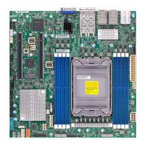 มาเธอร์บอร์ดเซิร์ฟเวอร์ Microatx MBD-X12SPZ-SPLN6F มี C621A อินเทล LGA-4189เดียว (ซ็อกเก็ต P +) DDR4รองรับการจัดส่งที่รวดเร็วใหม่ดี - Product Image 1