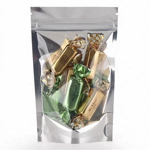 Pochette refermable transparente en aluminium avec fond gousset, réutilisable, étanche à l'humidité, pour le stockage des aliments, des aliments pour bébés, des chewing-gums - Product Image 4