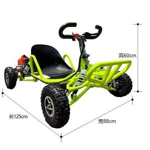 Go Kart 90CC Pedal Gas untuk Segala Medan UTV Sepeda Drifting Pantai dengan Mesin Dua Langkah Kecepatan 35km/jam untuk Petualangan Luar Ruangan - Product Image 2