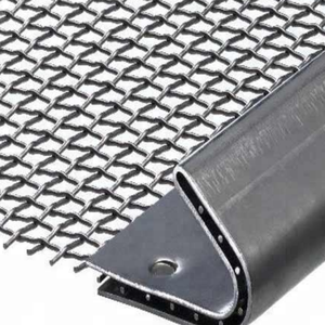 Độ Bền Kéo Cao Hook Crimped Rung Màn Hình Wire <span class=keywords><strong>Mesh</strong></span> Mỏ Sàng Lưới Cho Đá Cát - Product Image 5