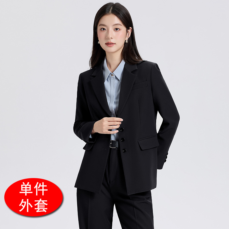 black suit