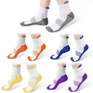 Thick Terry Sports Socks Athletic Soccer Football Basketball Socks High Elastic Custom Logo Cotton Men Knitted Breathable Socks