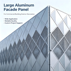 Panel de Revestimiento de Fachada Exterior de Aluminio Perforado Geométrico 3D para Edificios Comerciales - Product Image 3