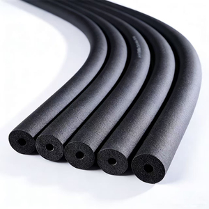 <span class=keywords><strong>Isolation</strong></span> de tuyaux en mousse de caoutchouc PVC/NBR noire personnalisée, <span class=keywords><strong>isolation</strong></span> thermique en mousse plastique - Product Image 1